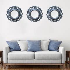 Mirrors Set of 3/Wall Hanging Mirrors Decoration