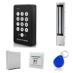 Keypad Door lock and card with Electric magnetic 280kg force