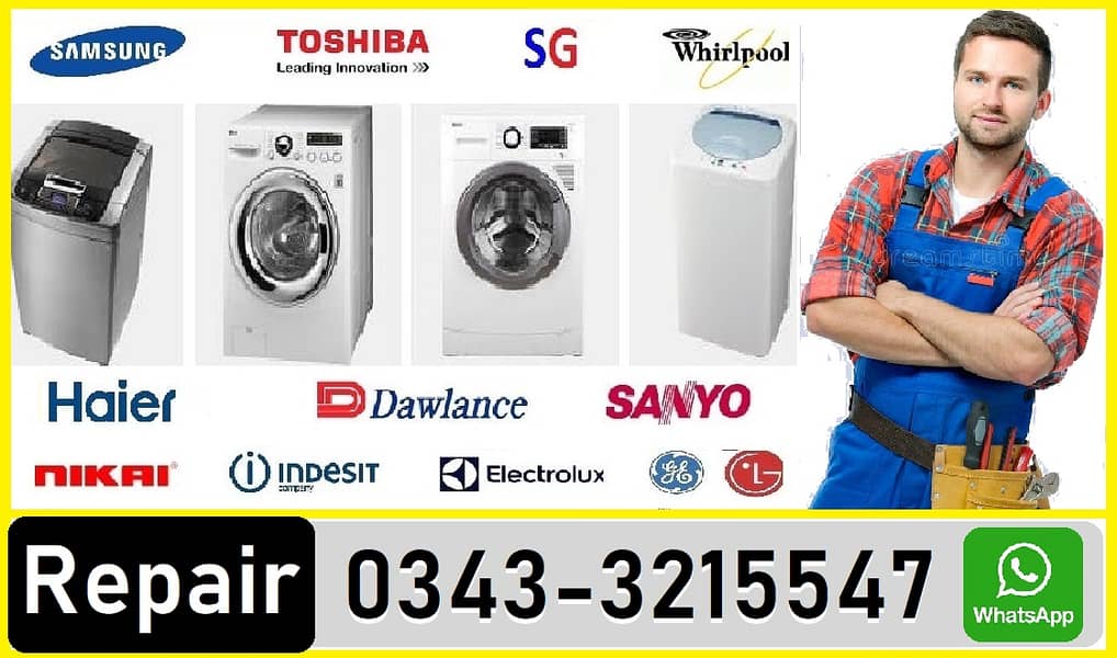 Expert Repair Fully Automatic Washing Machine Home Service All Karachi 1