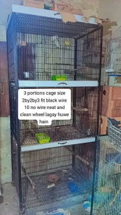 Cages for sale neat and clean cages size picture pe mention hy