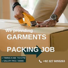 Garments packing job