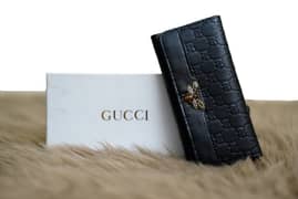 Guci Fly Monogram Long Wallet