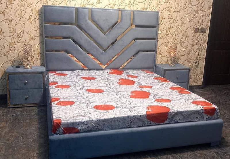 Only bed without side table price 33000 2