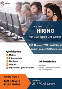 Call Center Agent Required 0321-4845778