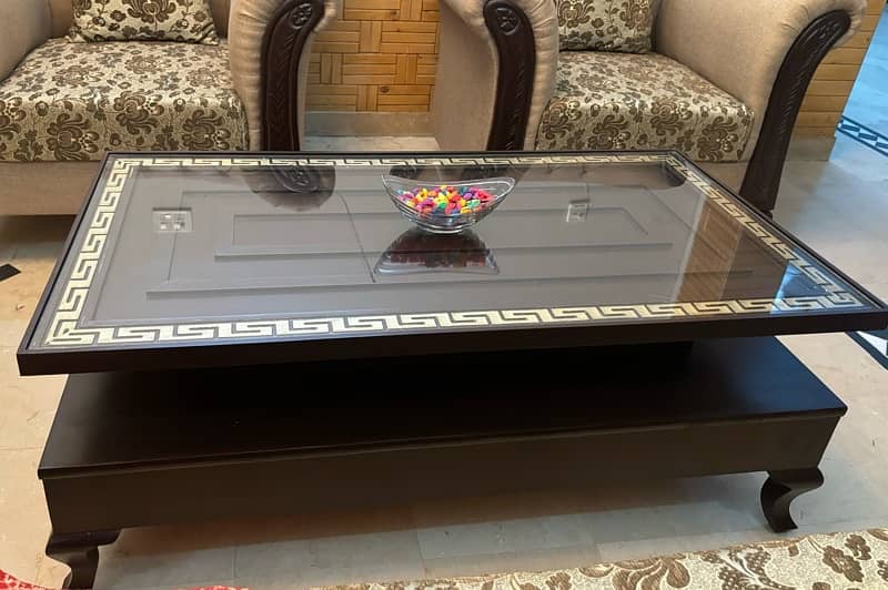 7 seater sofa with center table 4