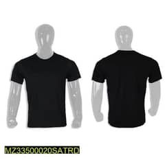 Men’s Stitched Cotton Jersey Plain T-Shirt