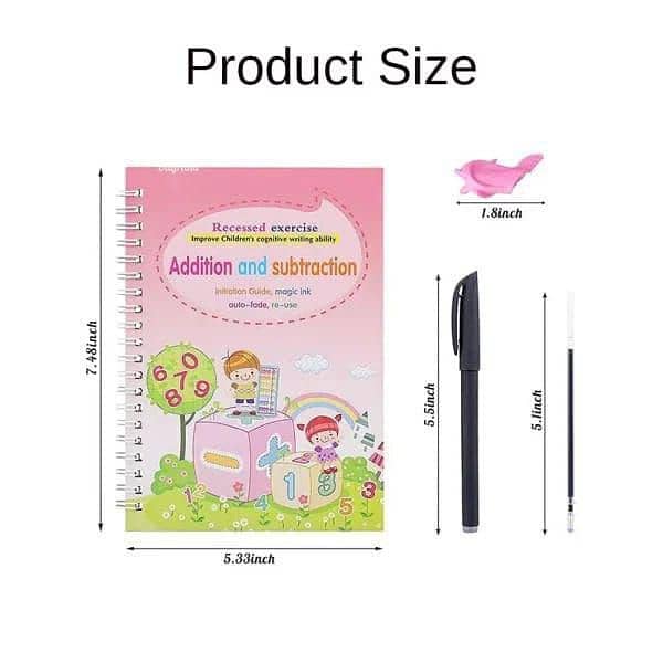 magic learning book with magic pen 1