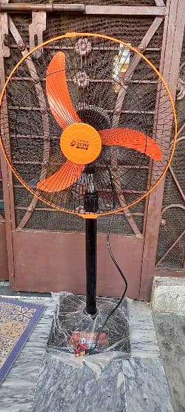 Table fan of 12 volt batter motor. 3