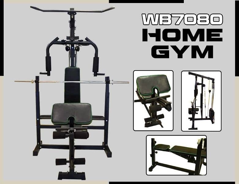 MULTI HOME GYM WB7080 MACHINE AND GYM EQUIPMENT 1