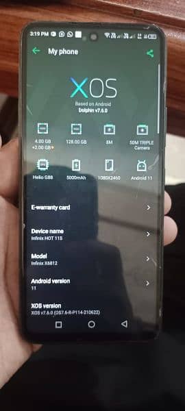 Infinix Hot 11s 0