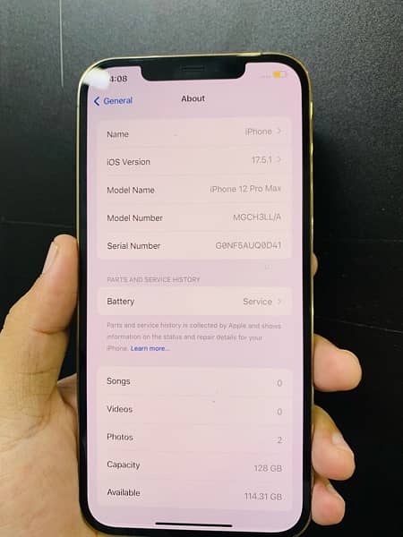 Apple iPhone 12 Pro max 256GB Gold Factory Unlock 3