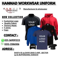 Uniform, Workwear, Polo tshirt, T-shir, Trouser, Printing