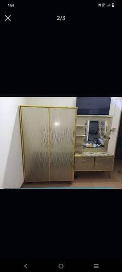 wardrobe and table for sale