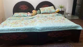 2 Wooden Single Beds For Sale 0