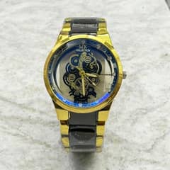 Mens Watch golden color