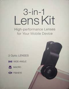 3-in-1 Lense Kit High-performance Lenses for Your Mobile Device