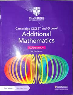 Cambridge IGCSE and O Level Additional Mathematics Coursebook