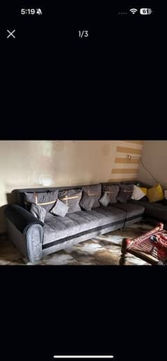 L SHAPED NEW SOFA 7 seater