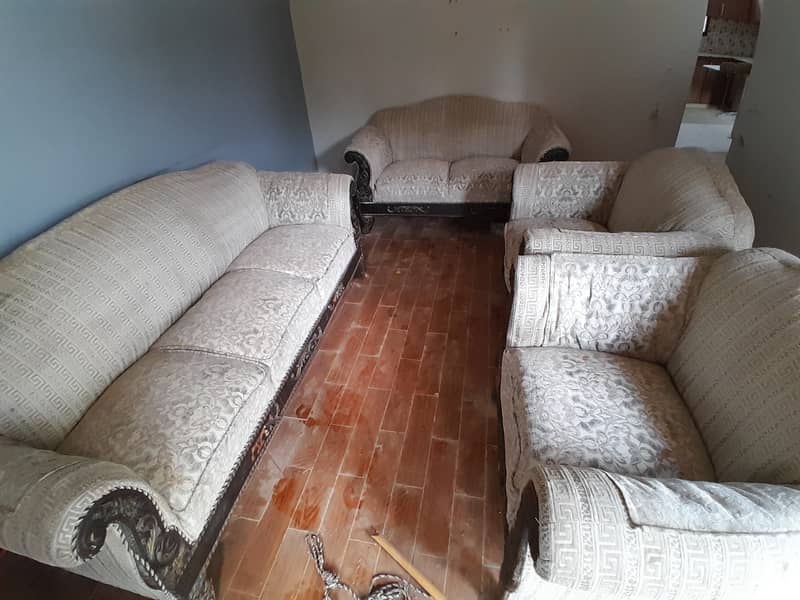 Sofa set Sofe 7 seater sofy set used in good condition 8