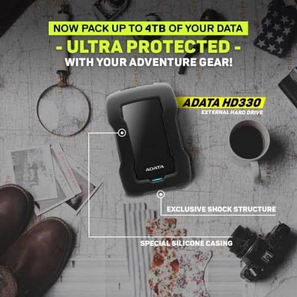 Adata HD330 4TB Shock Proof External Hard 1