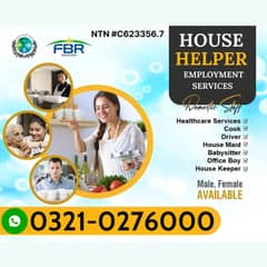 Maids Cook Nurse Driver Nanny Couple Babysitter House Maids Available