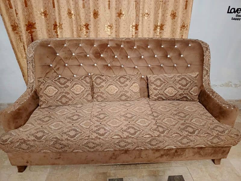 sofa set good condition 4