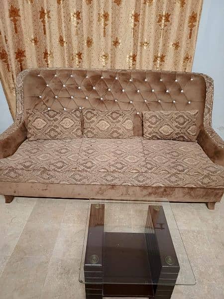 sofa set good condition 5