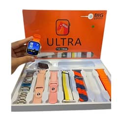 7 In 1 Ultra Smart Watch with 7 straps 0