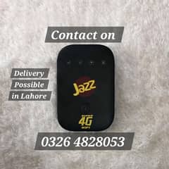 Unlocked Jazz  4g Device|zong|Delivery Possible in Lahore 0326 4828053