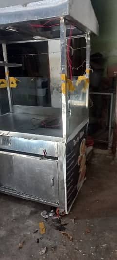 fries counter in new condition