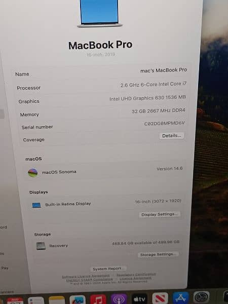 20 UNITS AVAILABLE MACBOOK PRO 2019 16 INCH TOUCHBAR CTO I7 32GB 512GB 3