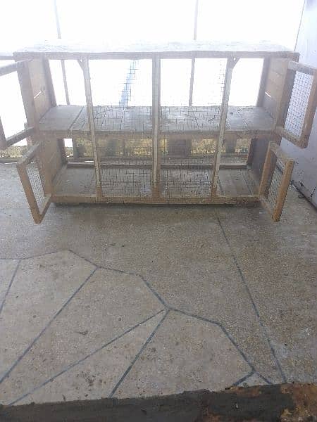 wood cage and steel cage 1