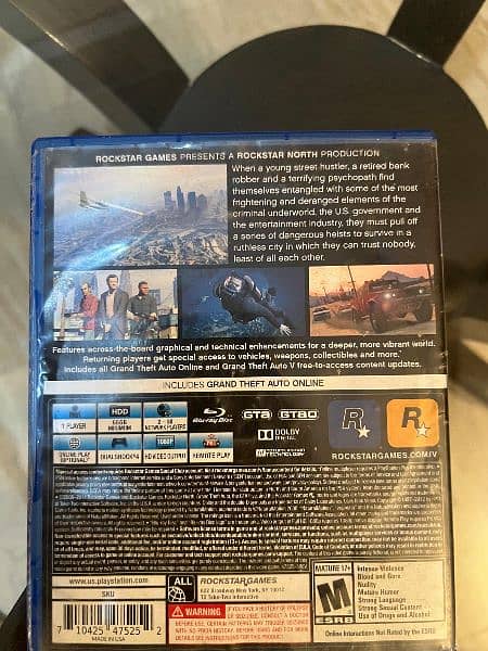 GTA5 PS4/PS5 (INCLUDES GTA ONLINE) 2