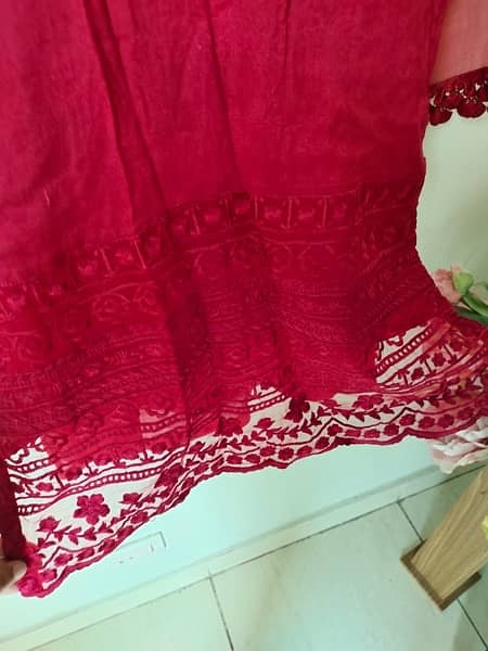 azure maroon 2pc dress size small 3