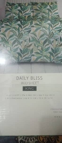 sapphire bed sheet king size 1