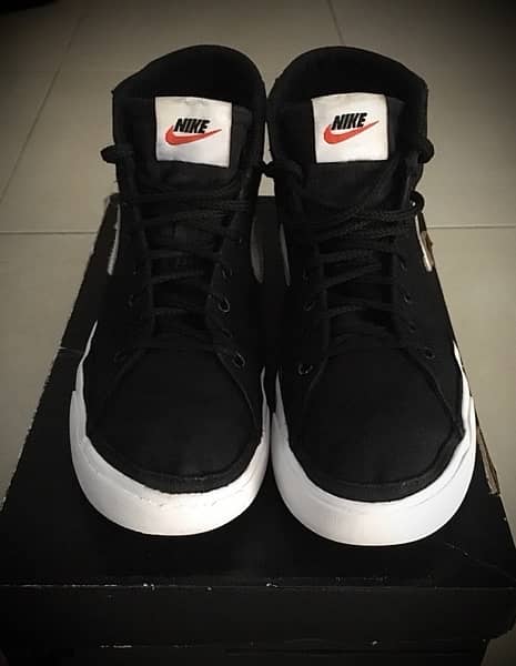 Nike Court Legacy ( canvas mid black ) 5