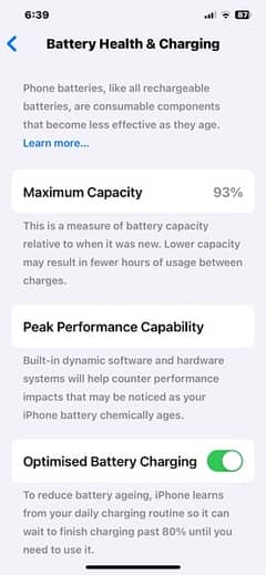 iPhone 11 Pro Max , battry health 93