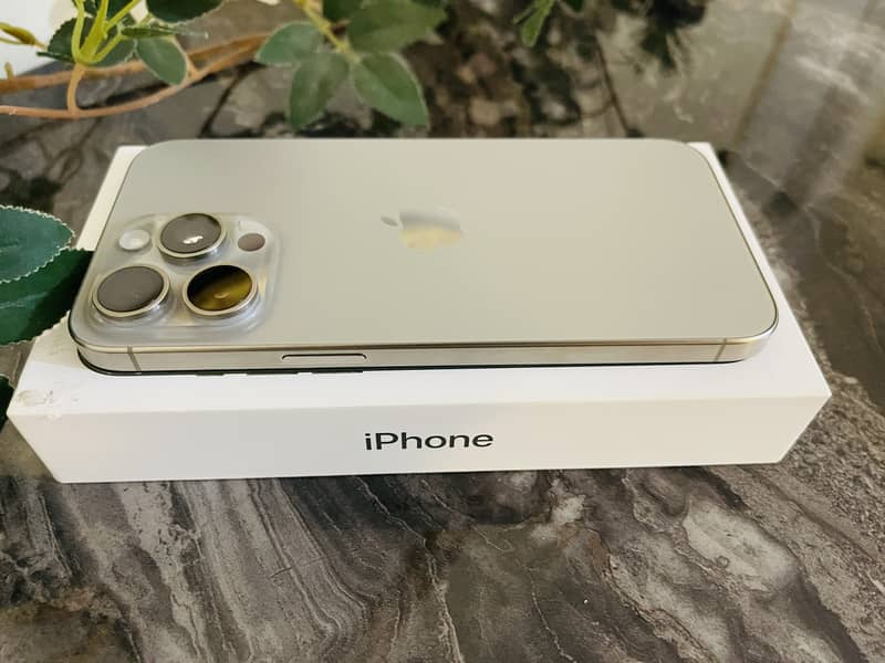 Iphone 15 pro max natural titanium HK 256gb 1