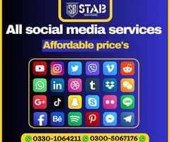 all social media services available