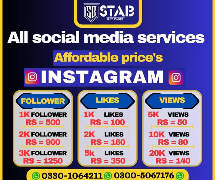 all social media services available 3