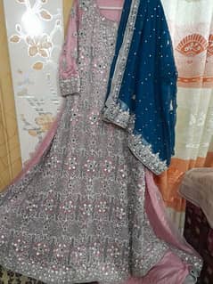 Walima Dress long tail maxi