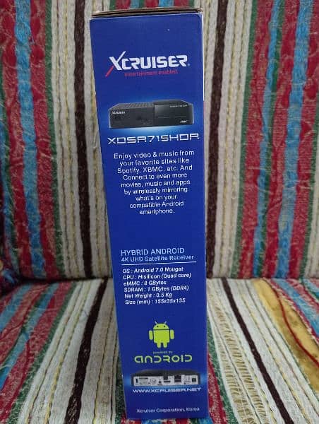 XCRUISER 715 Full4k Android satellite Receiver 1