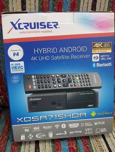 XCRUISER 715 Full4k Android satellite Receiver 2