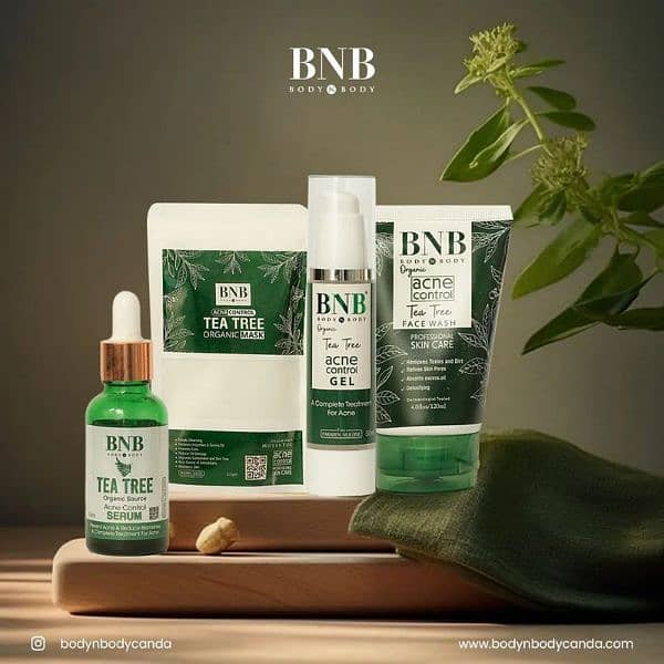 BNB Acne Control Tea Tree Kit 4 in 1 0