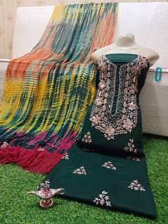 Handmade embroidery suits 3 piece