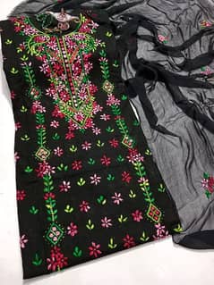 Handmade embroidery suits 3 piece