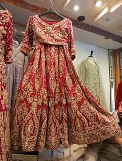 Bridal Net Lehnga_ Heavy Embriodiory