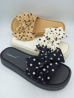 slippers with soft strong material.