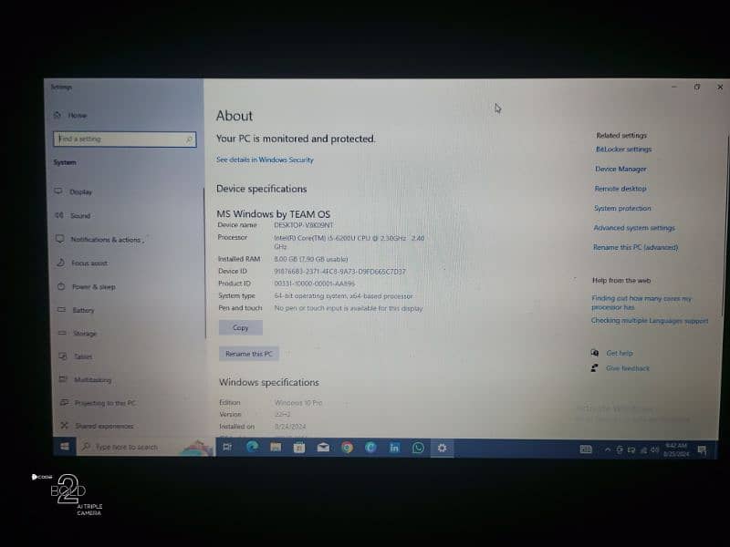 Lenovo Thinkpad X270 fully okay like new with 3 hours+ battery backup 1