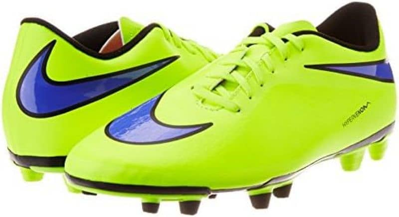 Nike Hypervenom Phade FG - Neon Green Colour / football shoes 0